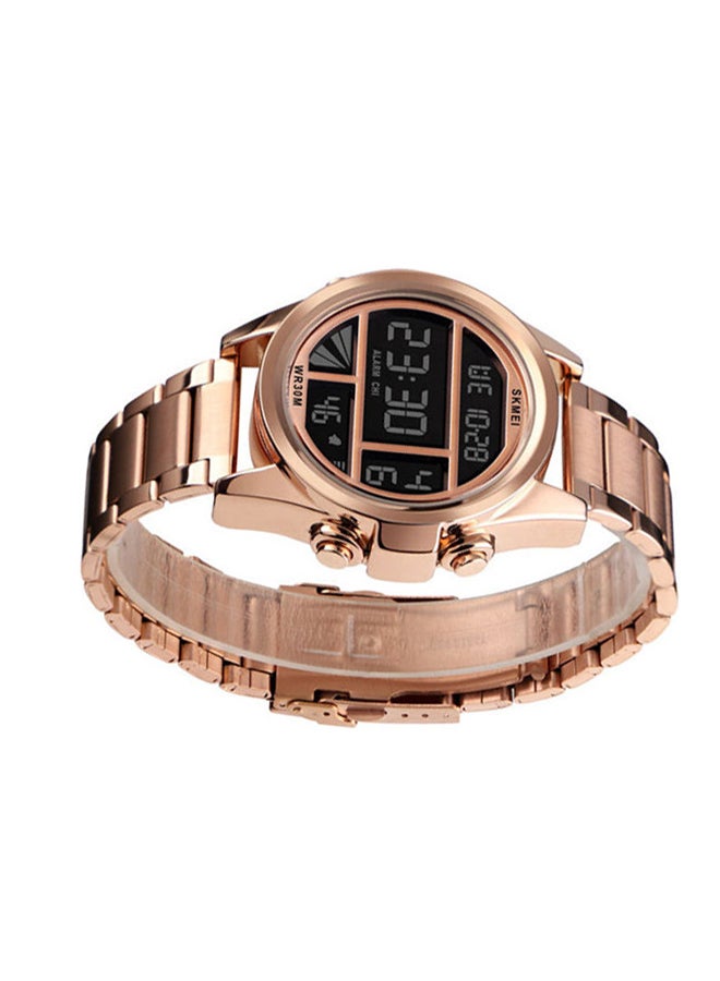 Men's Stainless Steel Digital Watch 1448 - Image 5